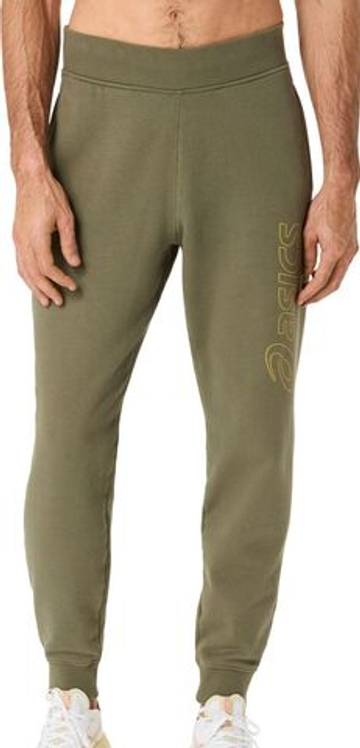 Мужские теннисные штаны Asics Logo - mantle green