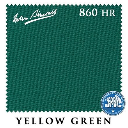 Сукно Iwan Simonis 860HR 198см Yellow Green