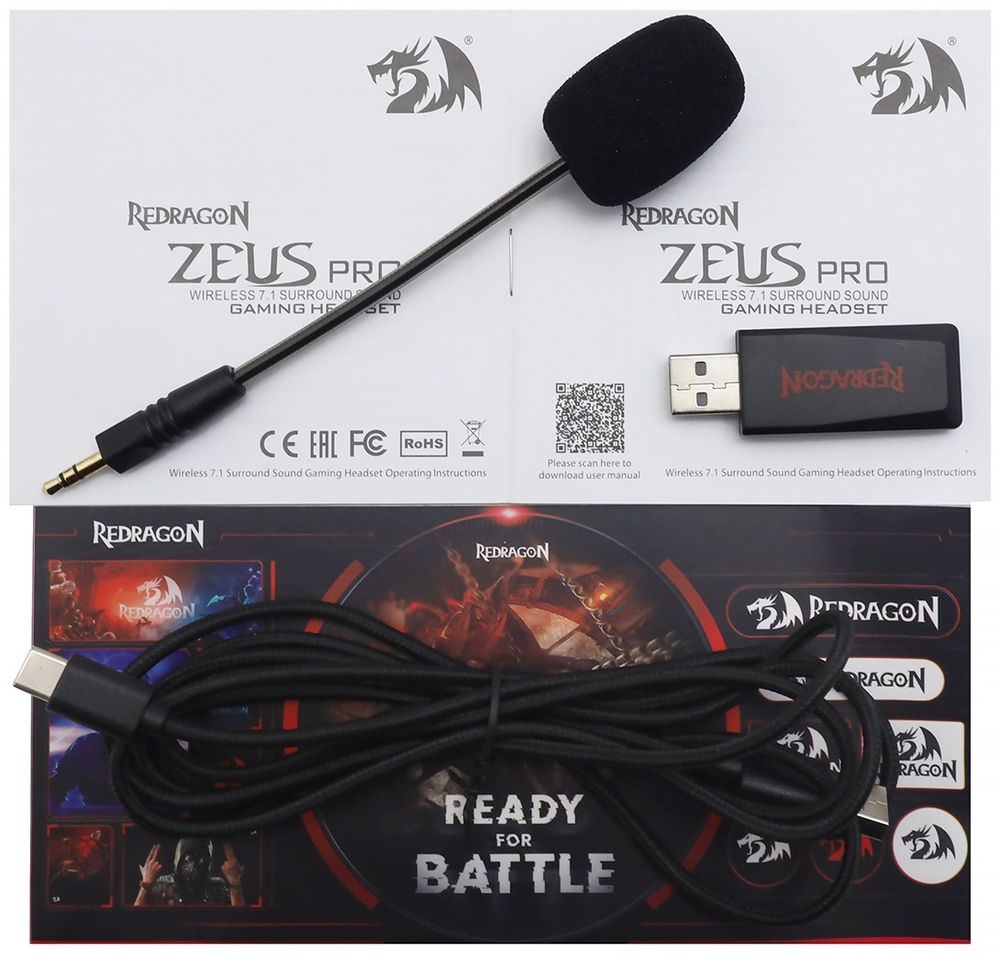 Наушники Redragon Zeus Pro 71880 черный