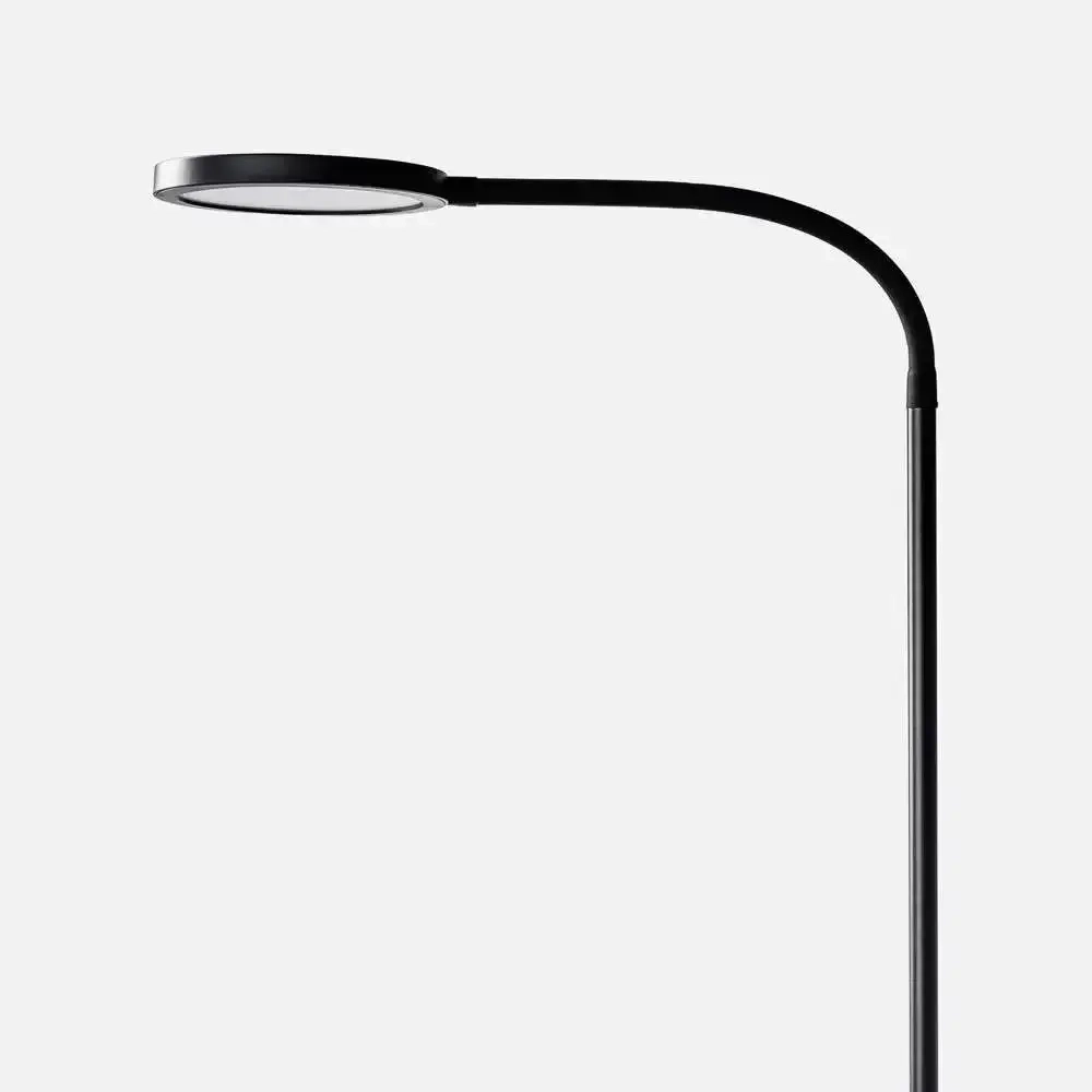 Торшер светодиодный 10Вт, 152 см нейтральный белый свет, чёрный