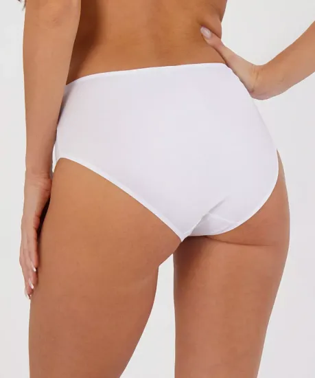 Трусы (2шт) женские слипы классика Atlantic 2BLP-579,белый