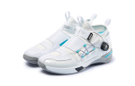 Kawasaki Crossover 2.0 Rubber Cushioning, Wear Resistant Mid top Badminton Shoes Unisex Gray Cyan Blue