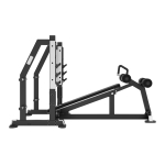 Y973ZAM Скамья-стойка для жима под углом вниз