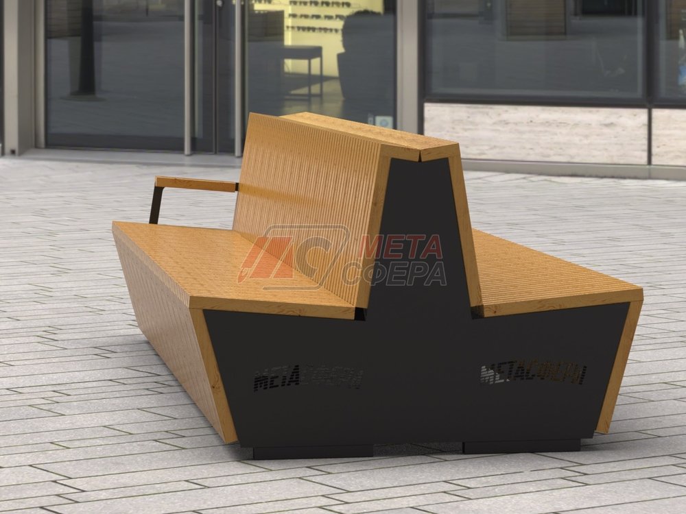 Скамейка двойная Канада 04