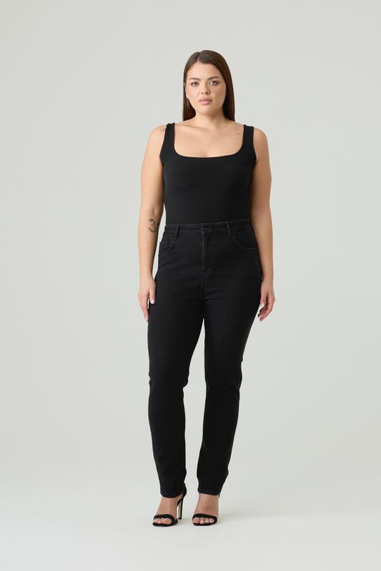 Джинсы skinny fit, черный