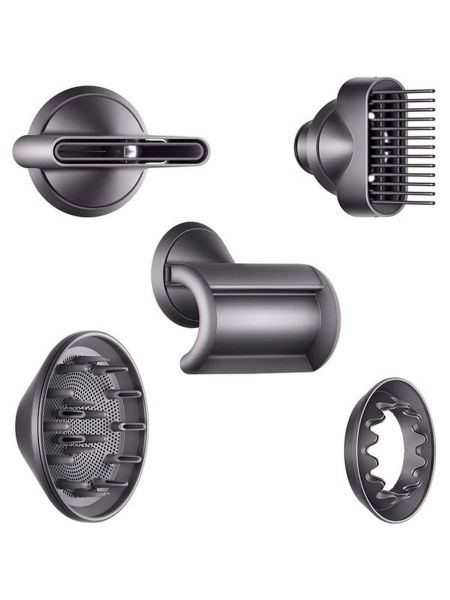 Фен Dyson Supersonic HD07, никель/фуксия