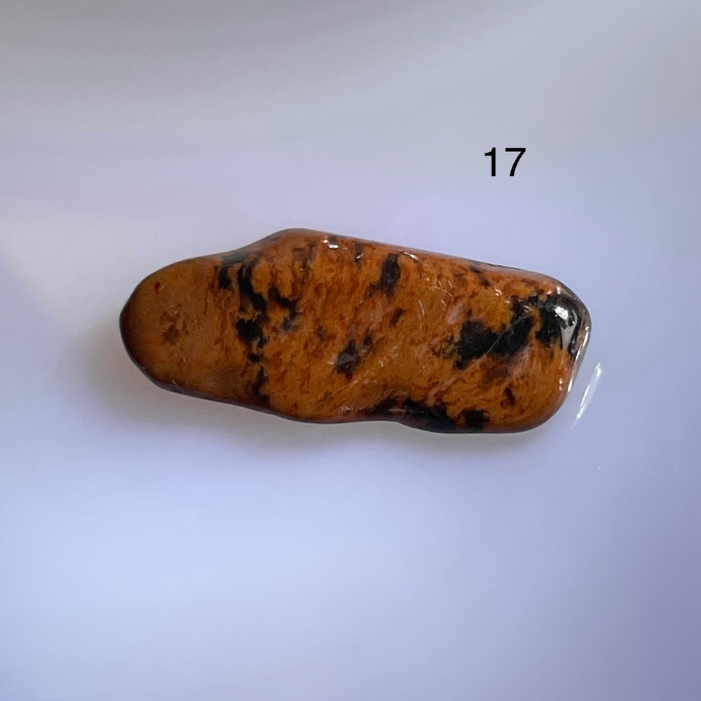 52719 Обсидиан коричневый Галтовка 15-20мм--42