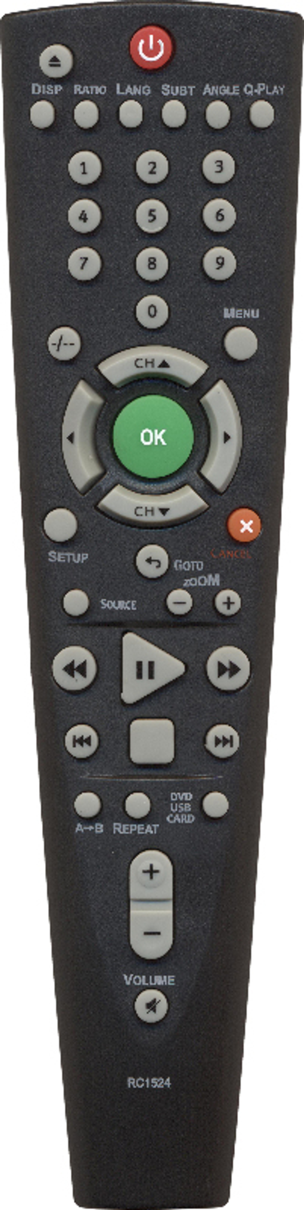 Пульт для BBK RC1524 (LT-120) LCD+DVD