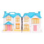 Игрушечный дом для куклы с мебелью и фигурками коробка 2277