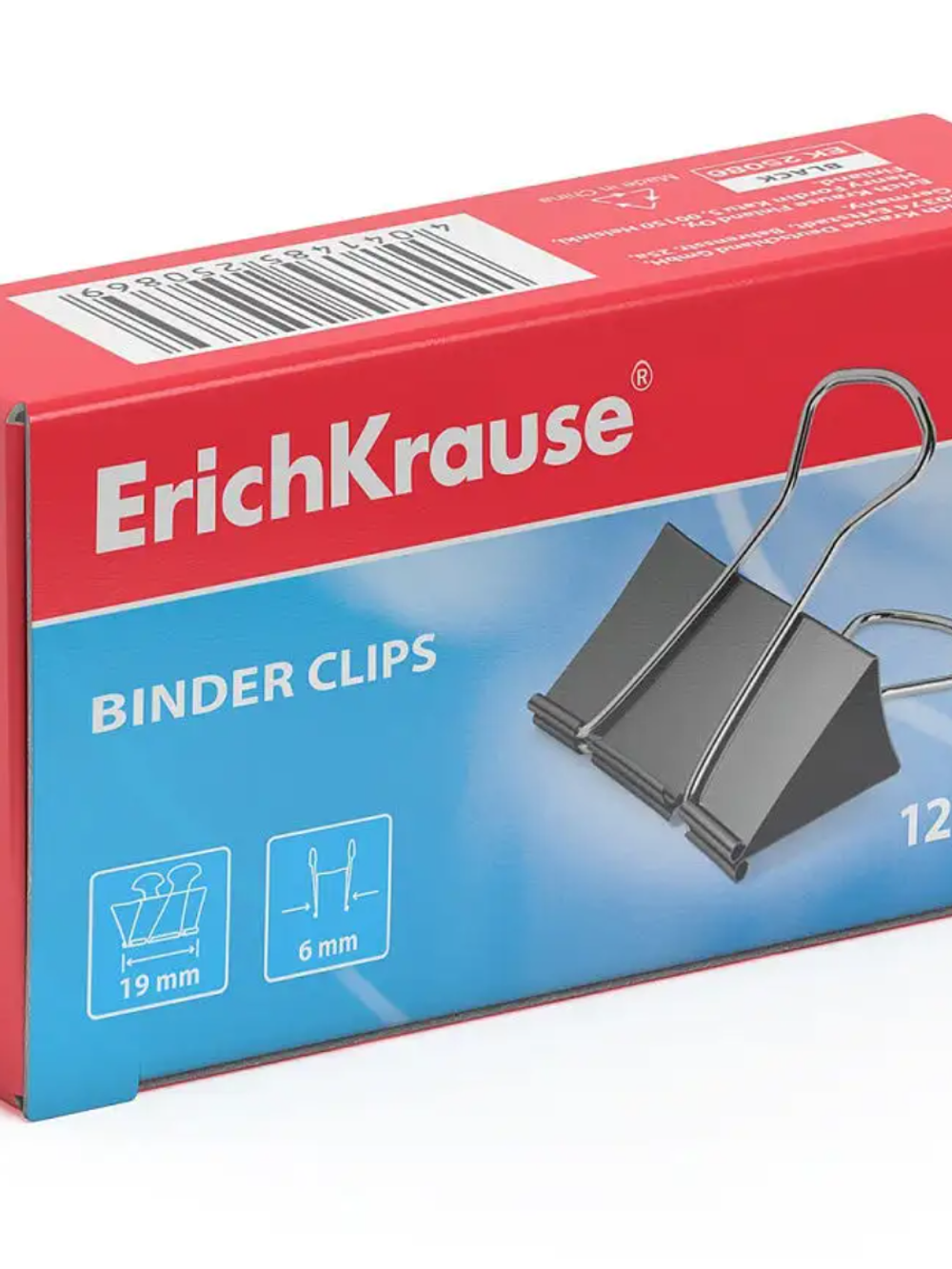 Зажим для бумаги 19мм ErichKrause 25086