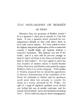 Hobbes's Leviathan | Hobbes Thomas