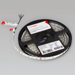 Светодиодная лента RT-B84-10mm 24V RGB (21 W/m, IP20, 5060, 5m) (Arlight, Открытый) 021475(2)