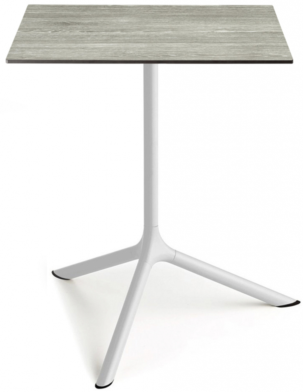 Стол ламинированный обеденный складной Scab Design Tripe Maxi Folding, белый, состаренный серый дуб