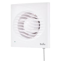 Вентилятор вытяжной Ballu BAF-AR 100 VP с обратным клапаном и тяговым выключателем