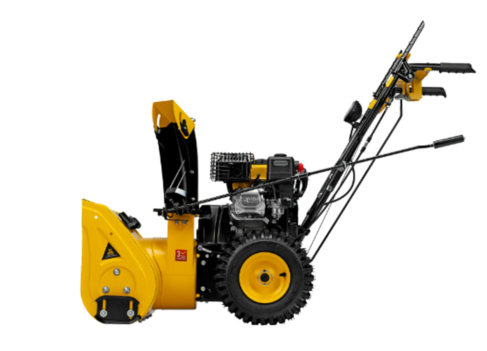 Бензиновая снегоуборочная машина SB 560 LP, 212 cc, электростартер, фара Denzel
