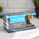 Набор стаканов для виски 2шт 390мл "Витраж"