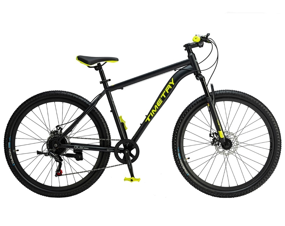 Велосипед 27,5" TIMETRY TT322  7 ск. черный желтый