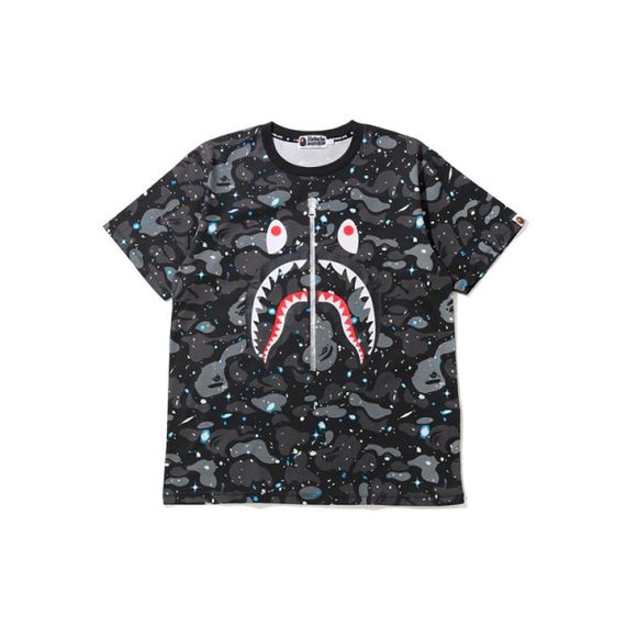 A BATHING APE Bape BAPE SS20 Space Camo Shark Tee T