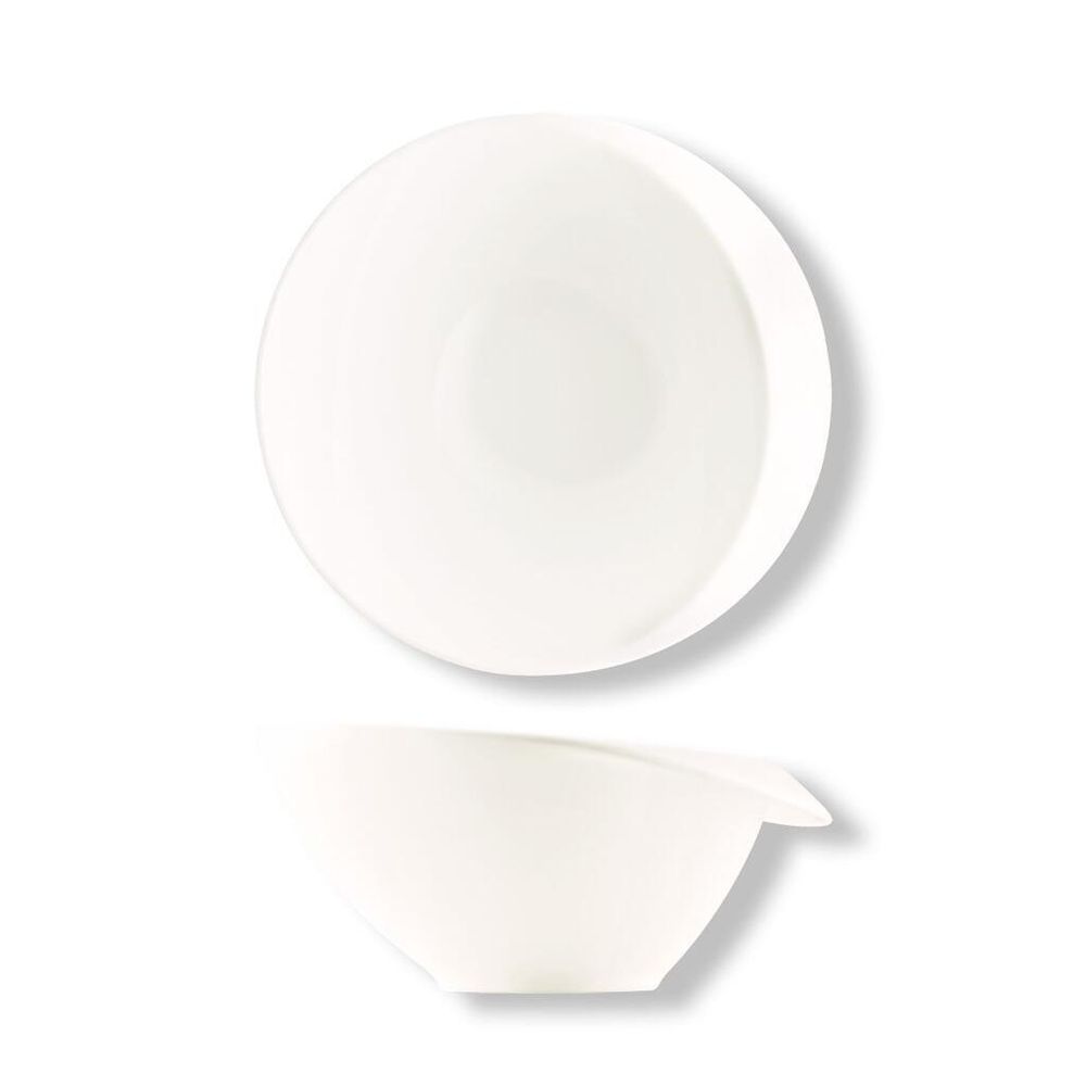 Салатник 560 мл d 15,2 см h10,3 см Oyster белый фарфор P.L. Proff Cuisine [6]