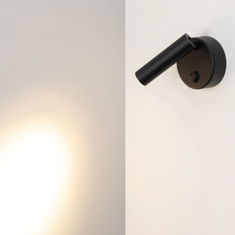 Светильник SP-BED-R90-3W Warm3000 (BK, 20 deg, 230V) (Arlight, IP20 Металл, 3 года) 029634