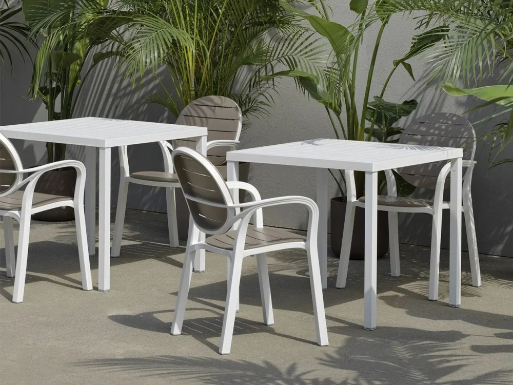 Стол пластиковый обеденный Nardi Cube 70, белый