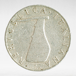 Italy 5 Lire 1953 R "Dolphin", VF