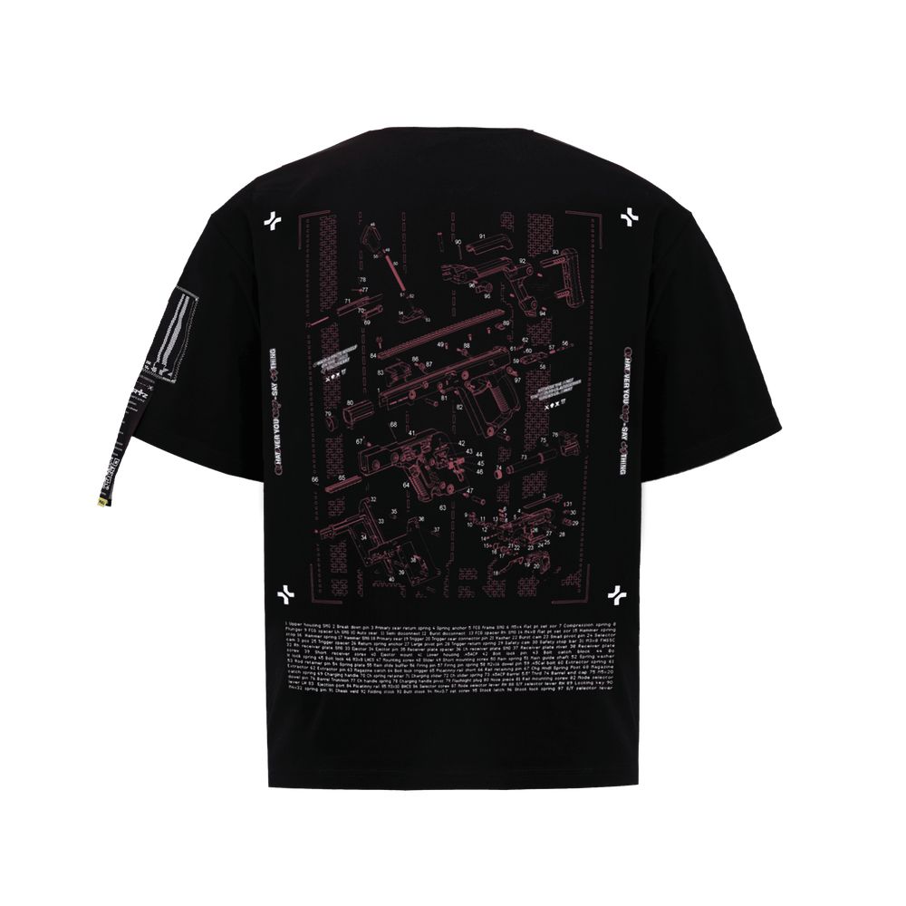 Футболка Heartz Hardware Vector черная