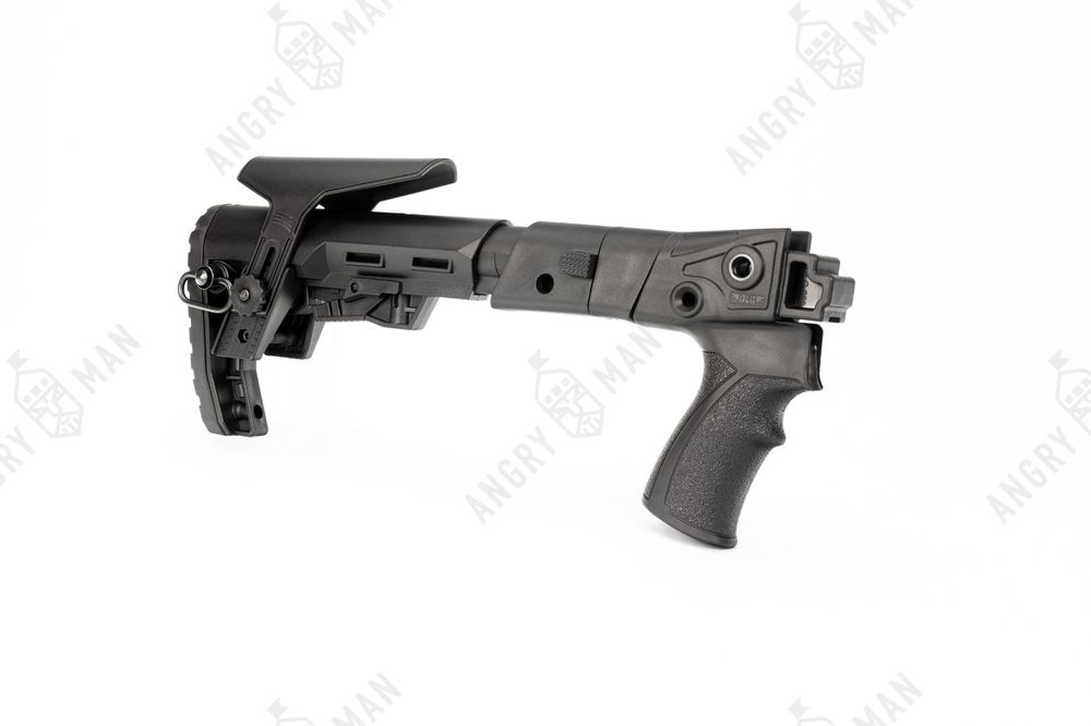 Комплект: Телескопический складной приклад на охотничью Сайгу, Alpha, K.Arma