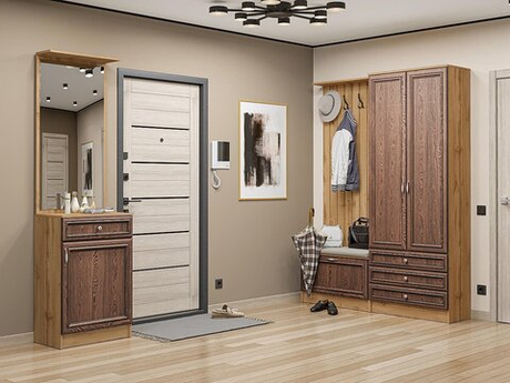 Прихожая Стиль-04 Brown Dreamline Дуб Вотан