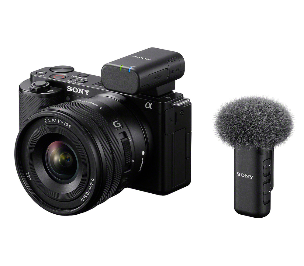 Беспроводная система Sony ECM-W3S, Bluetooth 5.3 LC3plus, 1 микрофон, MI Shoe, 3.5 мм, USB-C