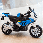 Детский электромобиль "BMW S1000RR", синий