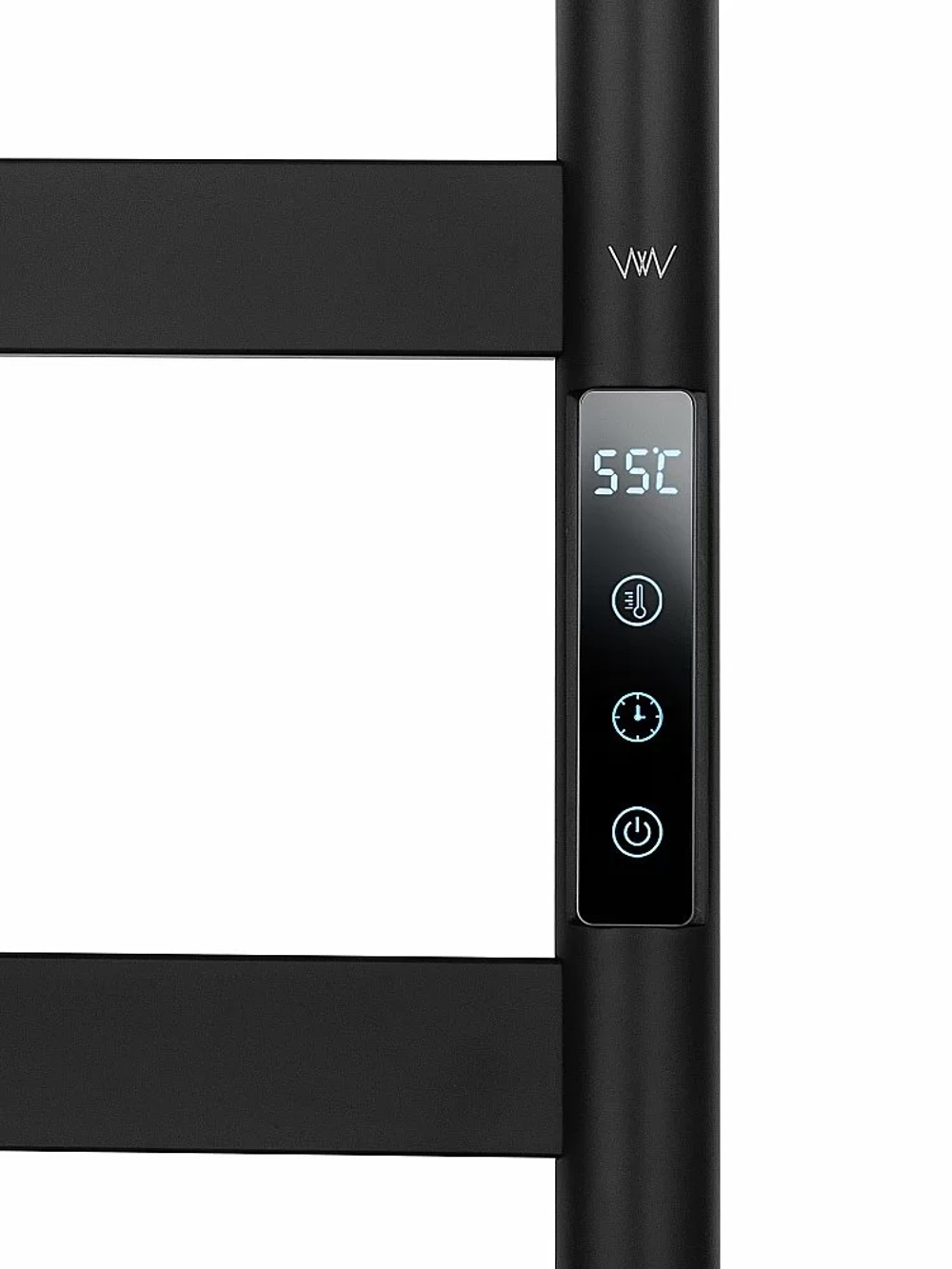 Полотенцесушитель электрический WONZON & WOGHAND ESSEN WW-A405-MB черный матовый
