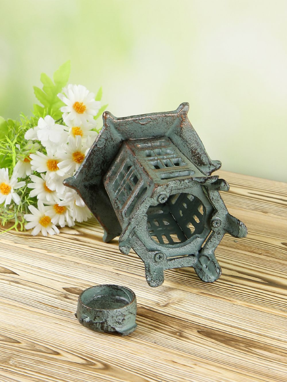 Iron Garden Декоративный фонарь Пагода под свечу для дачи