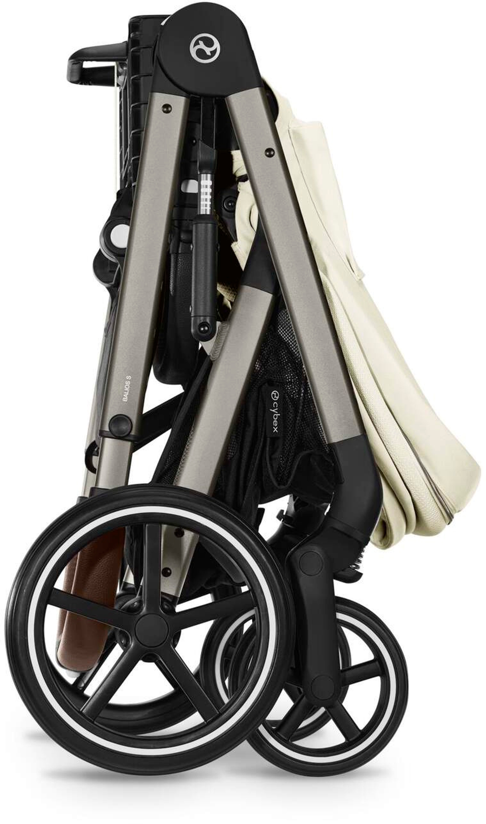 Cybex Детская коляска Balios S Lux BLK 2 в 1 цвет Seashell Beige