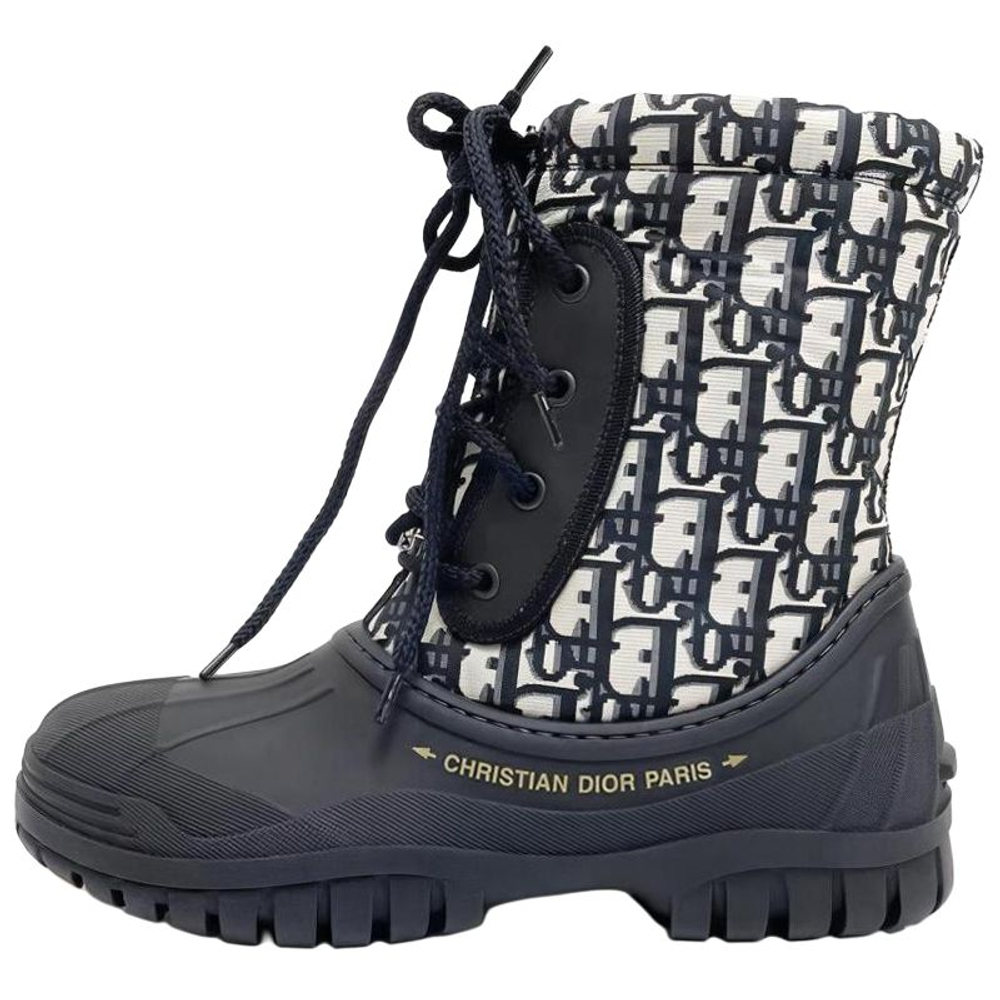 DIOR D Venture Ankle Boots Women"s Blue