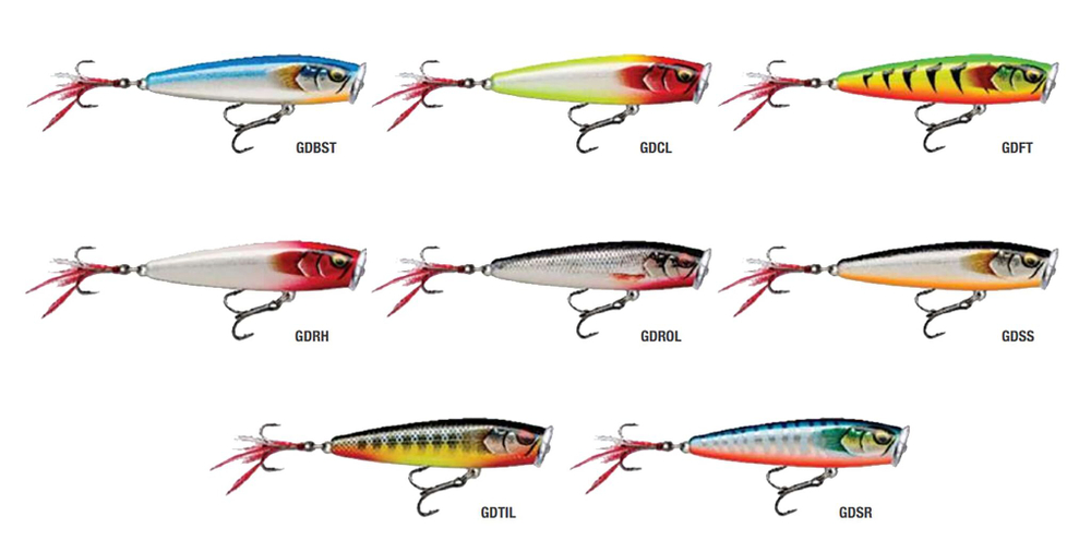 Воблер Поппер Skitter Pop Elite 95, 9,5см, 17гр