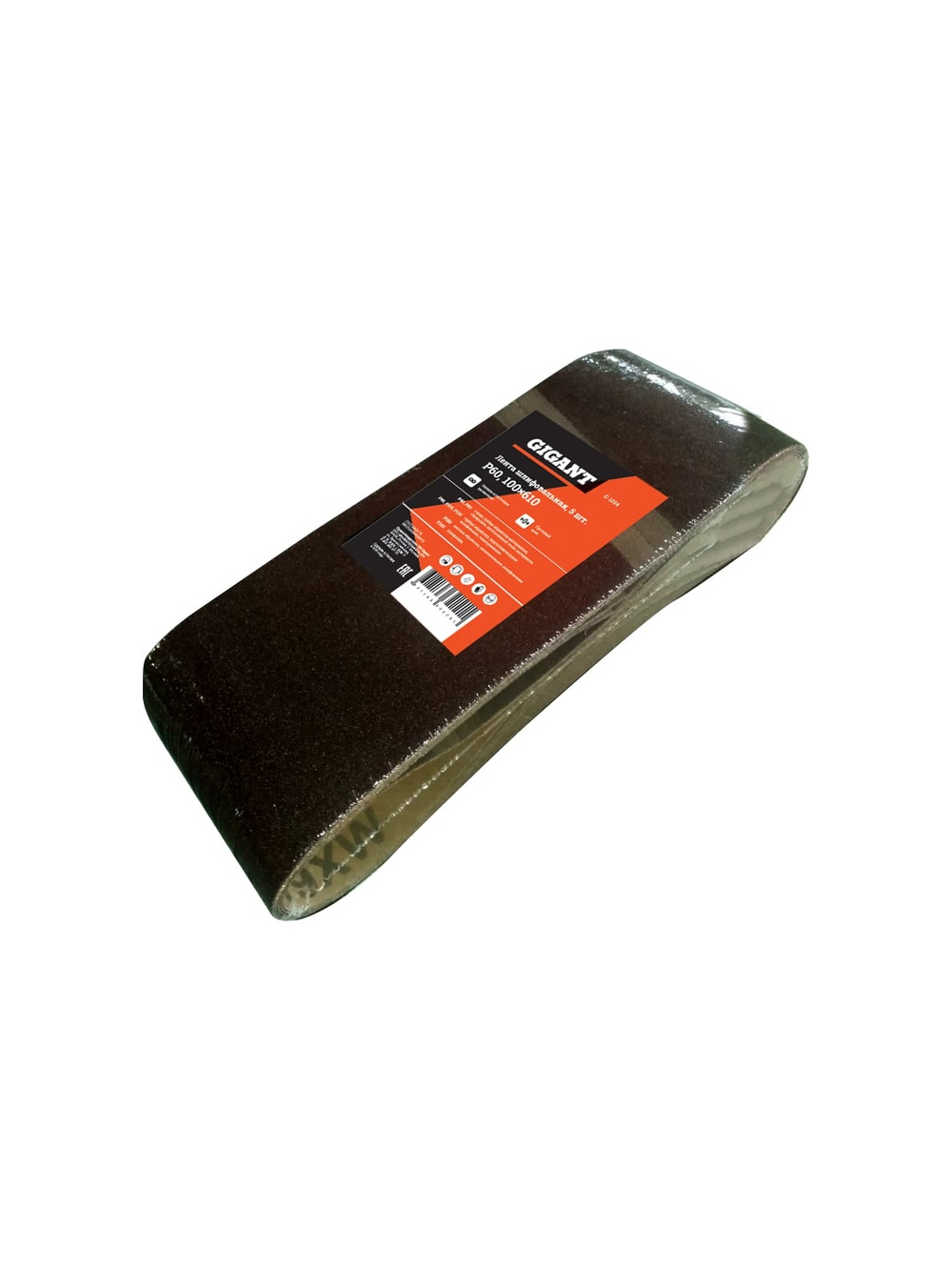 Лента шлифовальная (5 шт; 100x610 мм; P60) Gigant G-1054 (Россия)