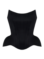 Корсет атласный Scarlet, черный