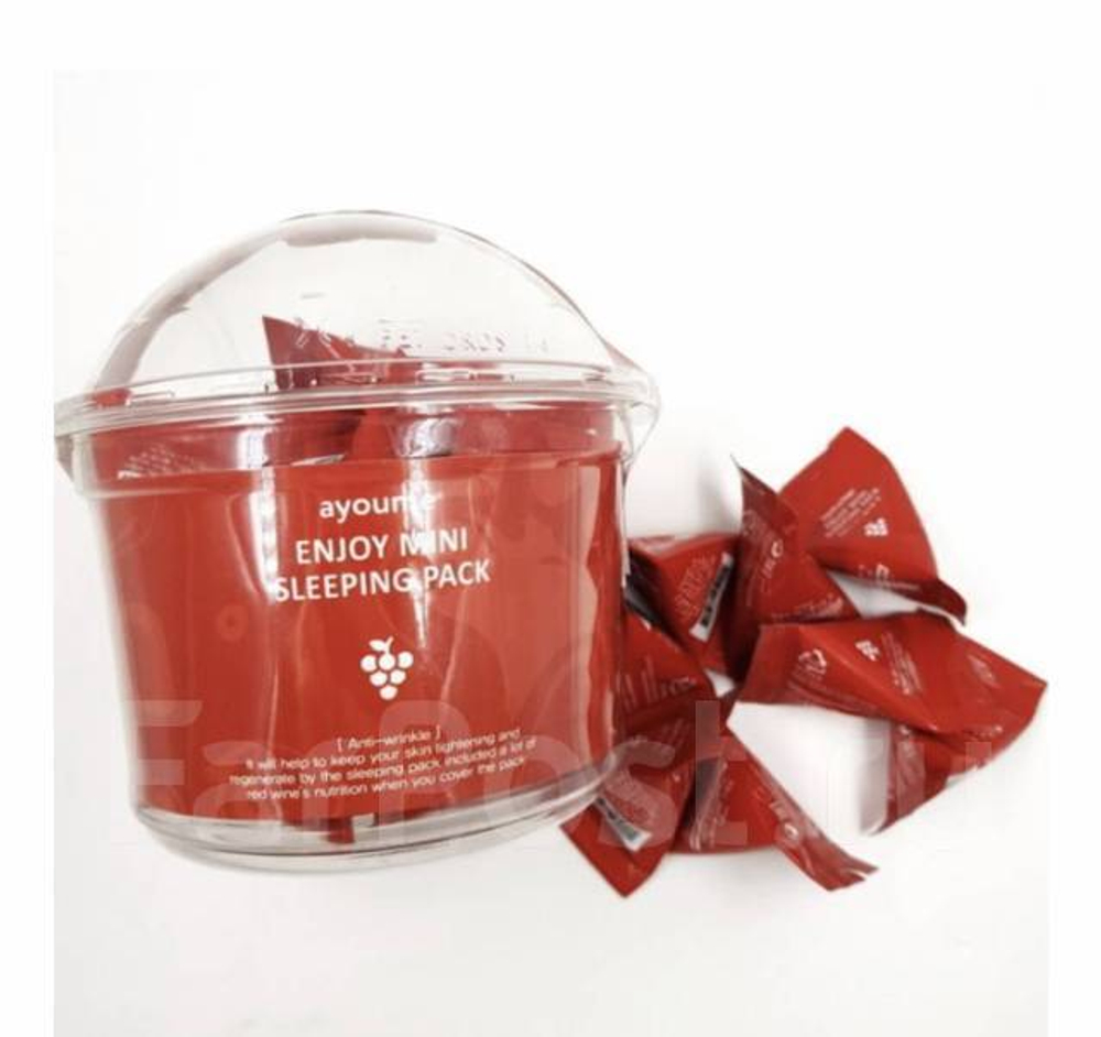 Маска для лица ночная антивозрастная AYOUME ENJOY MINI SLEEPING PACK, 3гр