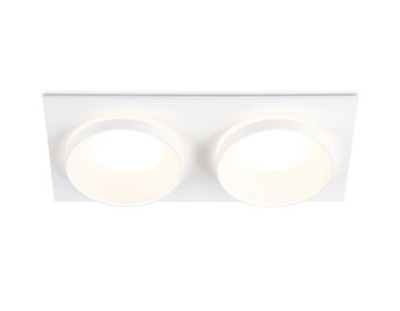 Встраиваемый точечный светильник 2*GU5.3 TN30711/2 WH белый Techno Spot Acrylic Tech Ambrella