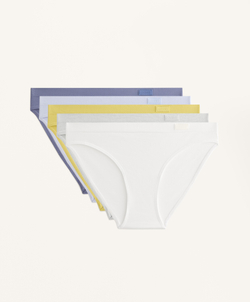 OYSHO Набор из 5 бесшовных классических трусов, лаймовый зеленый