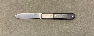 Складной нож Lion Steel "BARLOW Roundhead" L/CK0111 EB c клинком из стали Böhler M390 Microclean®, рукоять титан / дерево (Ebony)