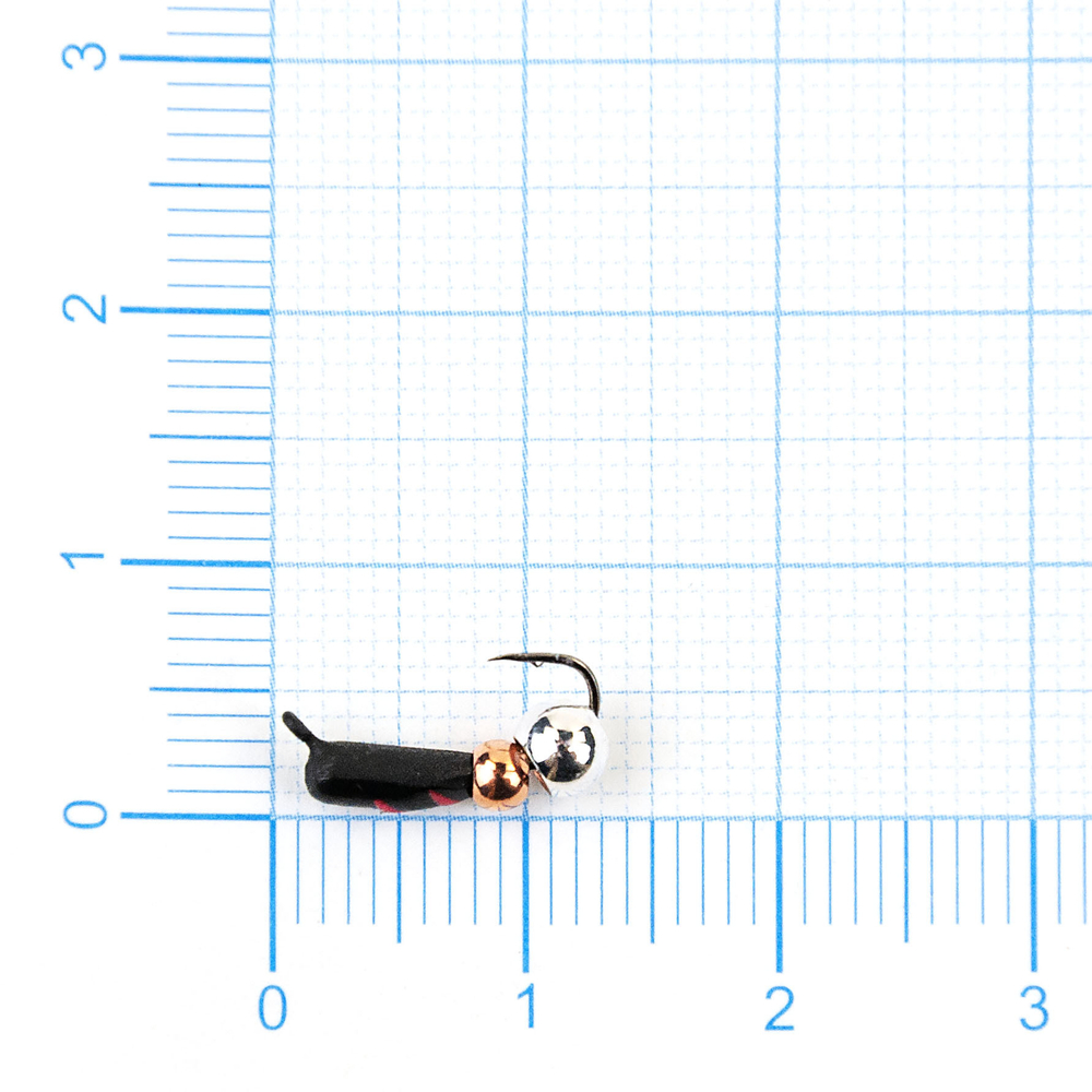 Мормышка Владимирская 618 "Гвоздик Тандем", 2.5мм, 0.7гр (10шт/уп)