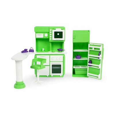 Кухня "Конфетти". Зеленая (Огонек)