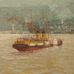 Картина «Bateaux Dans Le Port De Rouen / Лодки в порту Руана»