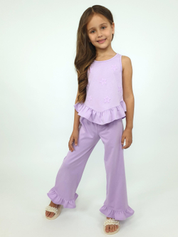 02-147-3 Комплект для девочки (туника+брюки)