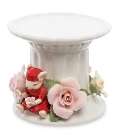 Pavone CMS-62/ 2 Подсвечник «Мышка с цветами»