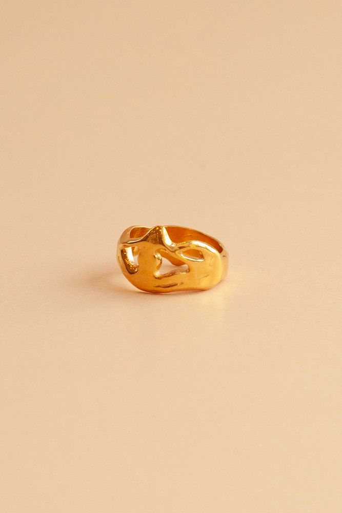 Кольцо EYE OF HORUS позолота / The Mineral Bar