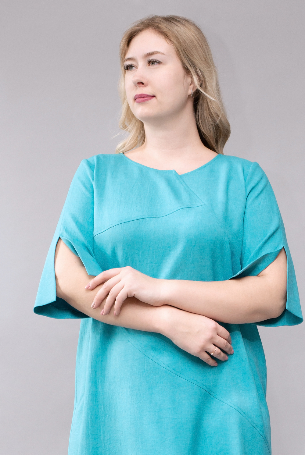 Платье женское 3646ЛП, морск.волна #259МВ053646ЛП