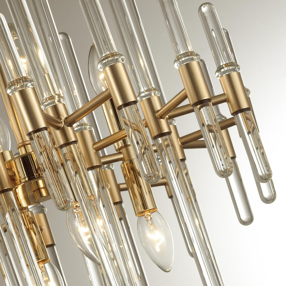 4988/8 HALL ODL22 641 золотой/стекло Люстра E14 8*40W STIKA